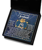 To My Beautiful Soulmate - Love Dancing Heart Necklace – A Heartfelt Gift Celebrating Life’s Journey Together