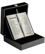 Apology Necklace for Girlfriend, Wife, or Soulmate – “I’m Sorry, What an Idiot” Love Dancing Heart Pendant with Message Card
