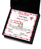 Cupid’s Official Love Report - Love Dancing Heart Necklace – A Fun and Heartfelt Valentine’s Day Gift