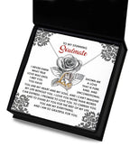 To My Stunning Soulmate - Love Dancing Heart Necklace – A Romantic Gift to Cherish and Celebrate Unconditional Love