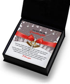 To My Dear Granddaughter – Faith & Love Cross Dancing Necklace Gift with Heartfelt Message Card