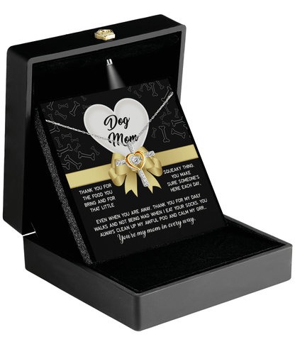 Dear Dog Mom Thank You For That Squeaky Thing Cross Pendant Necklace - Mallard Moon Gift Shop