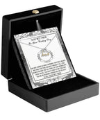 Best Friend Wedding Day Gift - An Incredible Person - Love Dancing Heart Pendant Necklace