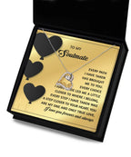 To My Soulmate - Love Dancing Heart Necklace – A Romantic Valentine’s Gift for Your One True Love