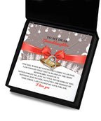 Gift for Granddaughter - Most Memorable Parts of my Life's Story - Love Dancing Heart Pendant Necklace