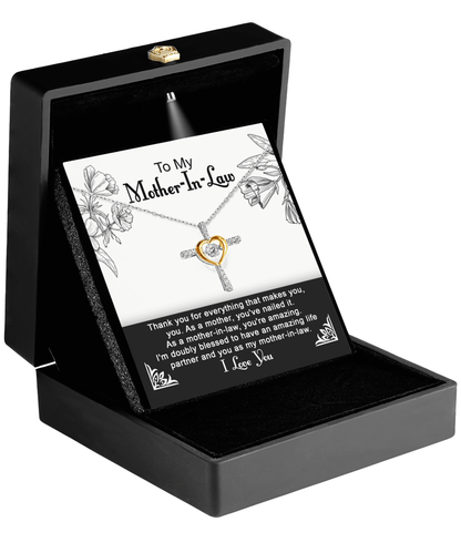 To My Mother-in-Law You Nailed It as a Mother Cross Pendant Necklace - Mallard Moon Gift Shop