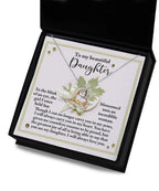 Daughter Birthday, Graduation, Christmas Inspirational Gift - Incredible Woman - Love Dancing Heart Pendant Necklace