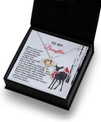 Daughter Heartfelt Gift- Every Challenge - Dancing Cross Pendant Necklace