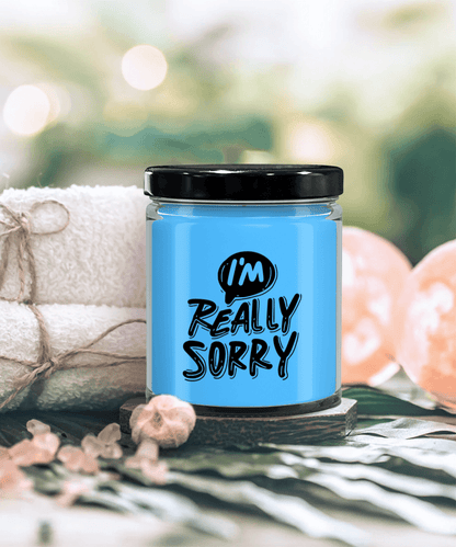 Apology Gift - I Am Really Sorry - Scented Soy Candle - Mallard Moon Gift Shop