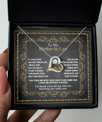 Mother-in-Law Gift You Took Me Into Your Heart and Home Heart Pendant Necklace