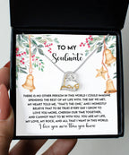Gift for Soulmate - Be With You - Love Dancing Heart Pendant Necklace