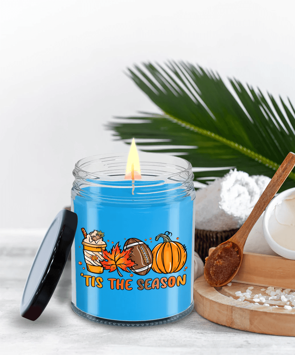 Smells Like Football, Fall and Pumpkin Spice Scented Soy Candles - Mallard Moon Gift Shop