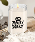 Apology Candle Gift - “I’m Really Sorry” – 9oz Hand-Poured Soy Candle with Comforting Scents | Thoughtful Forgiveness Gift