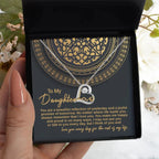 Daughter Birthday, Christmas, Graduation Gift - Beautiful Reflection - Love Dancing Necklace