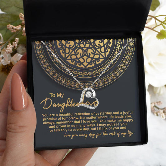 Daughter Birthday, Christmas, Graduation Gift - Beautiful Reflection - Love Dancing  Necklace - Mallard Moon Gift Shop