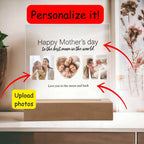 Custom MOM Photo Collage Acrylic Plaque Mother's Day Birthday Gift