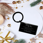 Mom Keychain Birthday Christmas Mother's Day Gifts Life is learning to dance in the rain