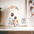 Mom is a Blessing that no one can Replace - Acrylic Heart Plaque