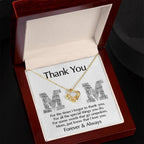 Mom-Thank You For Every Thing You Do Love Knot Necklace