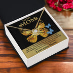 Mom You are a Strong Lady, I'm Proud of You Love Knot Necklace