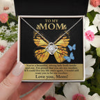 Mom You are a Strong Lady, I'm Proud of You Love Knot Necklace