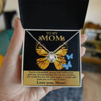 Mom You are a Strong Lady, I'm Proud of You Love Knot Necklace