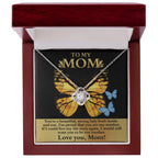 Mom You are a Strong Lady, I'm Proud of You Love Knot Necklace