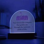 Mom, Your Love is the Compass... Acrylic Plaque