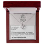 Mother, Definition - Superhero, Saint Love Knot Necklace Mother's Day, Birthday Gift for Mom