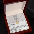 Mother, Definition - Superhero, Saint Love Knot Necklace Mother's Day, Birthday Gift for Mom