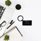Motivational Boyfriend Engraved Black Keychain - I can promise to love you for the rest of my life, Birthday, Christmas Holiday Jewelry Gif