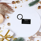 Motivational Fiancé Engraved Black Keychain - I can promise to love you for the rest of my life, Birthday, Christmas Holiday Jewelry Gif