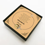 Motivational Soulmate Sunflower Bracelet - Always follow your dreams, never forget how amazing you are- Birthday, Christmas Holiday Gifts