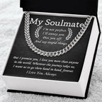 My Soulmate - I Love You More than Anyone - Cuban Chain Link Necklace
