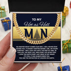 Gift for My Man - Heaven On Earth - Cuban Link Chain Necklace