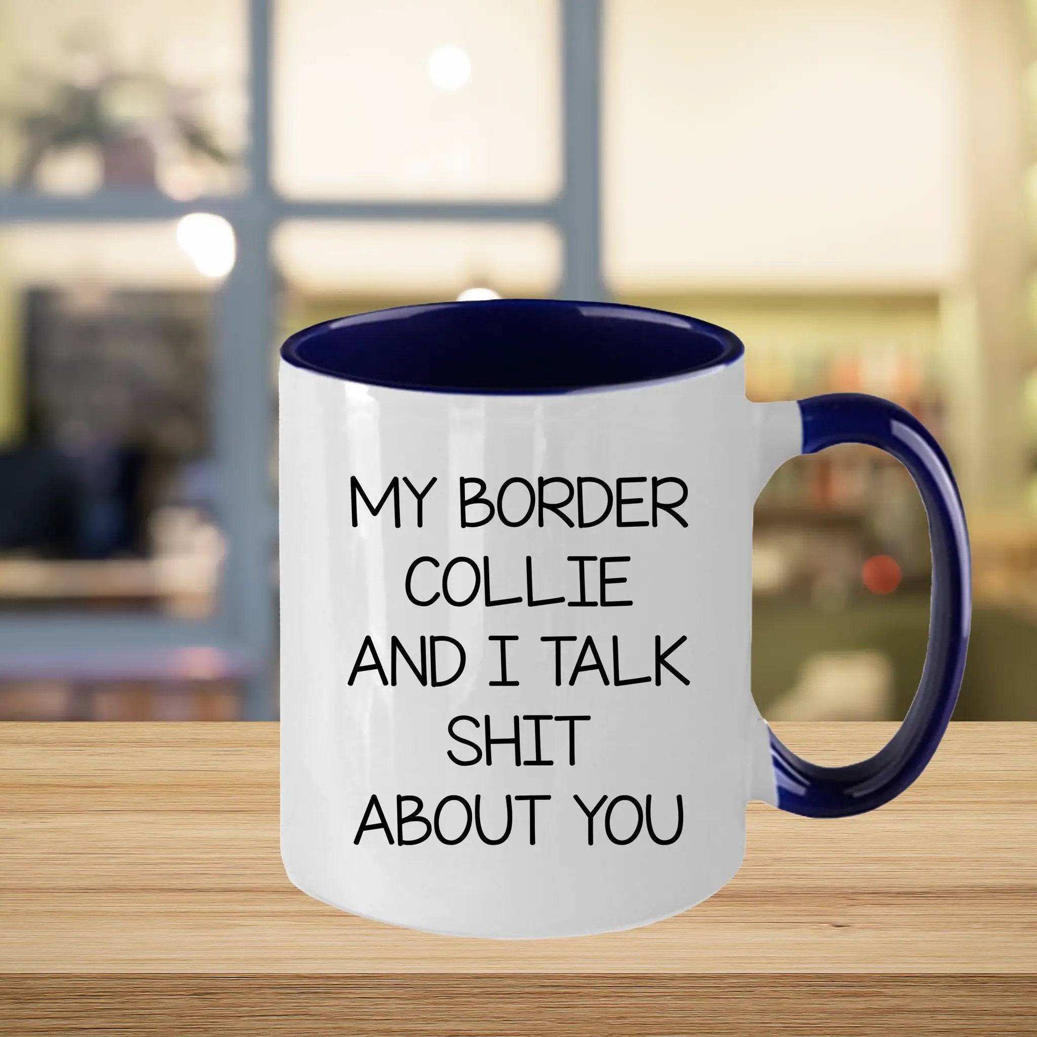 Border Collie Mug Talk About You Perfect Gift - Mallard Moon