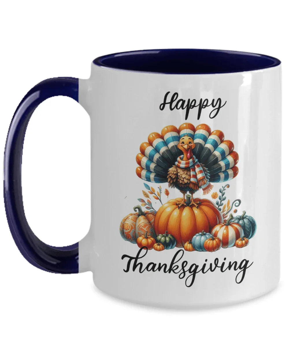Happy Thanksgiving Ceramic Mug – Perfect for Holiday Cheer!