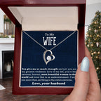 Gift for Wife - Love of my Life - Forever Love Heart Pendant Necklace