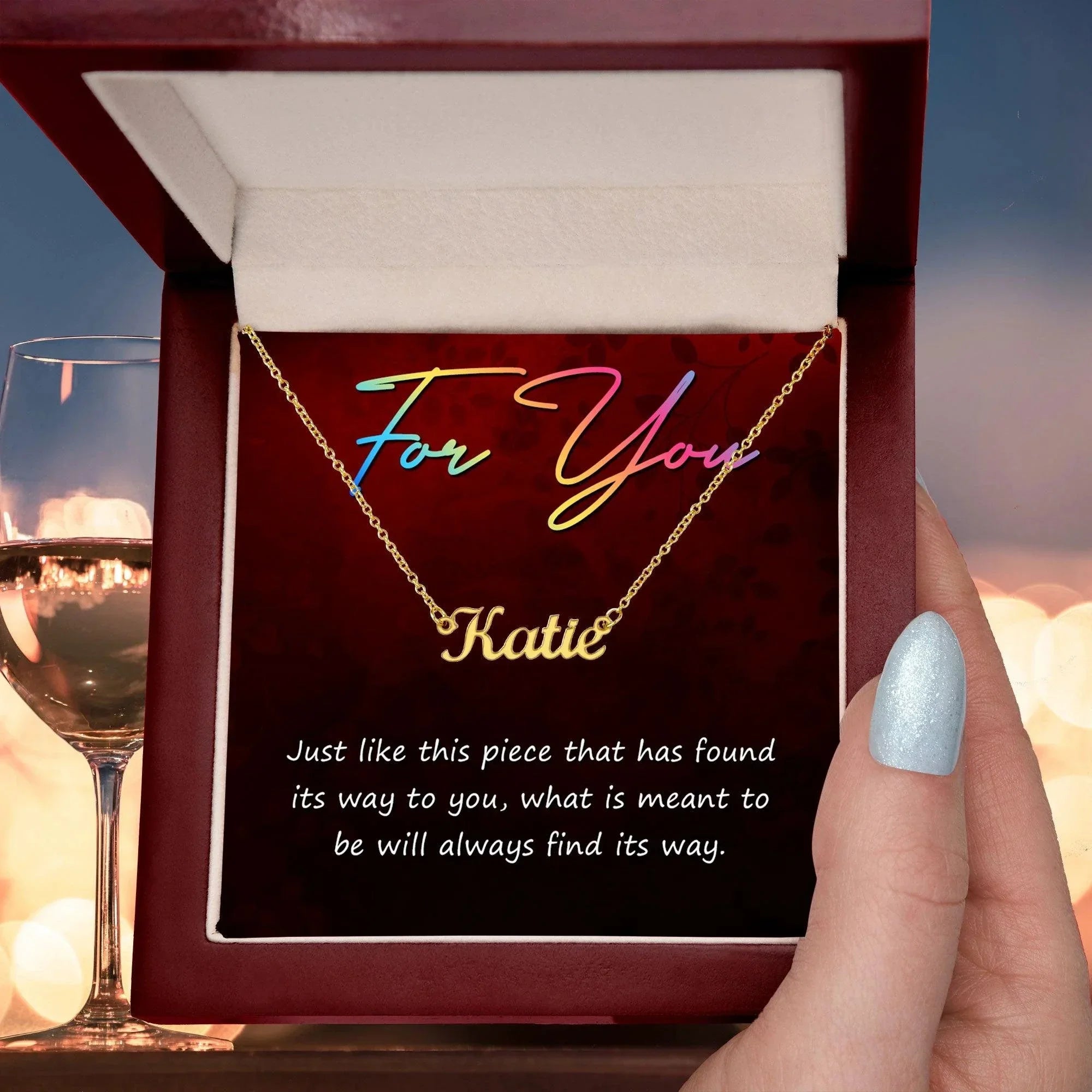 Gift for Her, Personalized Name Necklace