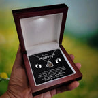 Expectant Mom Pregnancy Gift First Mother's Day Baby Shower Baby Feet Charm Necklace Love, The Bump