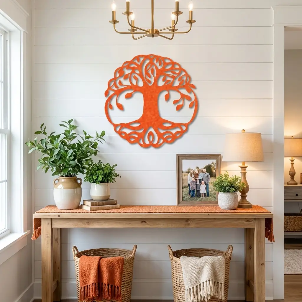 Tree of Life Metal Wall Art | Family Tree Wall Decor | Nature Inspired Home Sign | Housewarming & Family Gift | Made in USA