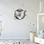 Our Little Monkey Monogram Personalized Steel Wall Sign Metal Art