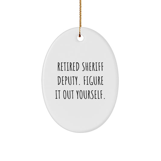 Funny Sheriff Deputy Gifts for Men Christmas Unique Gifts from Friends Family - Image 1