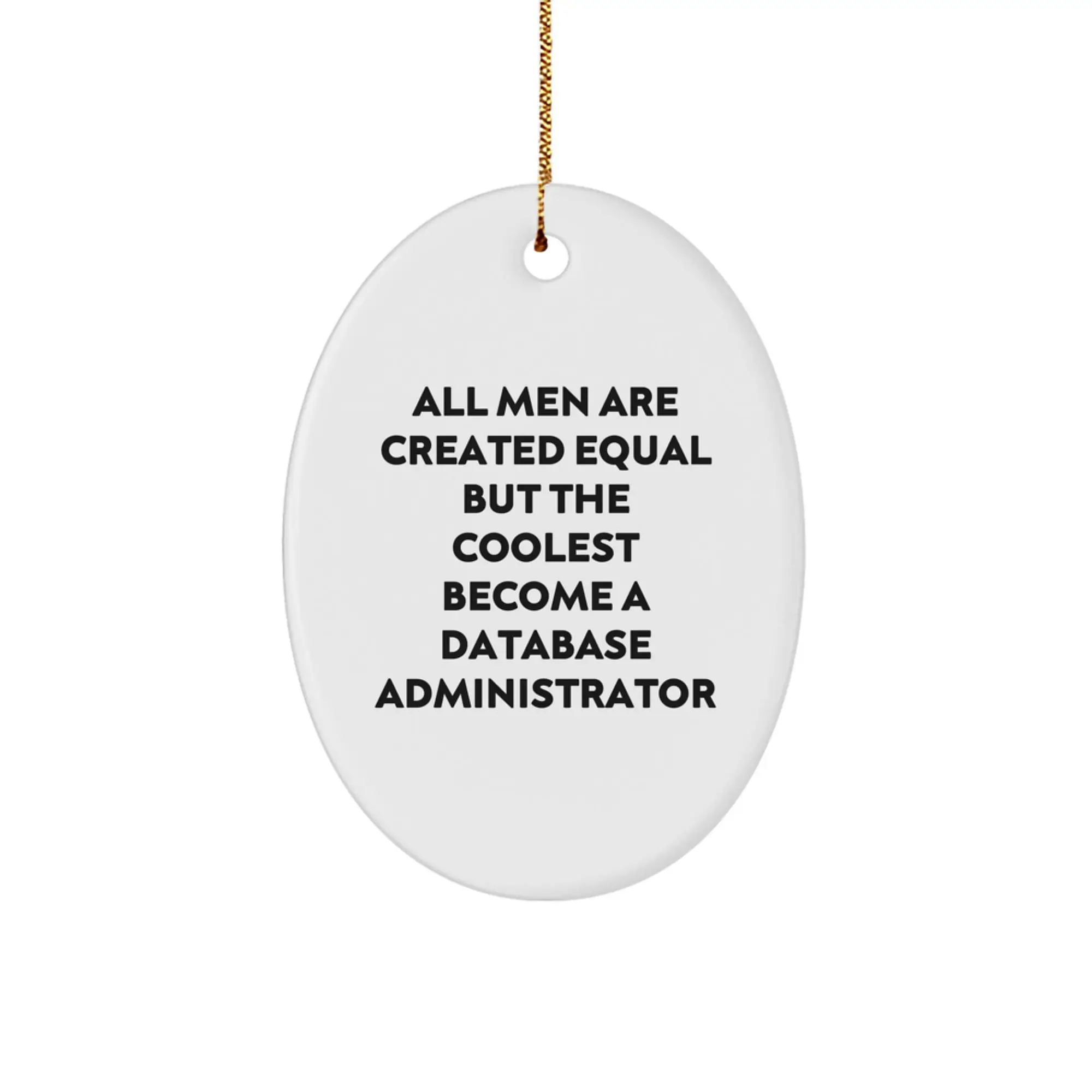 Database Administrator Christmas Ornament Fav for Kids Christmas Gift - Image 1