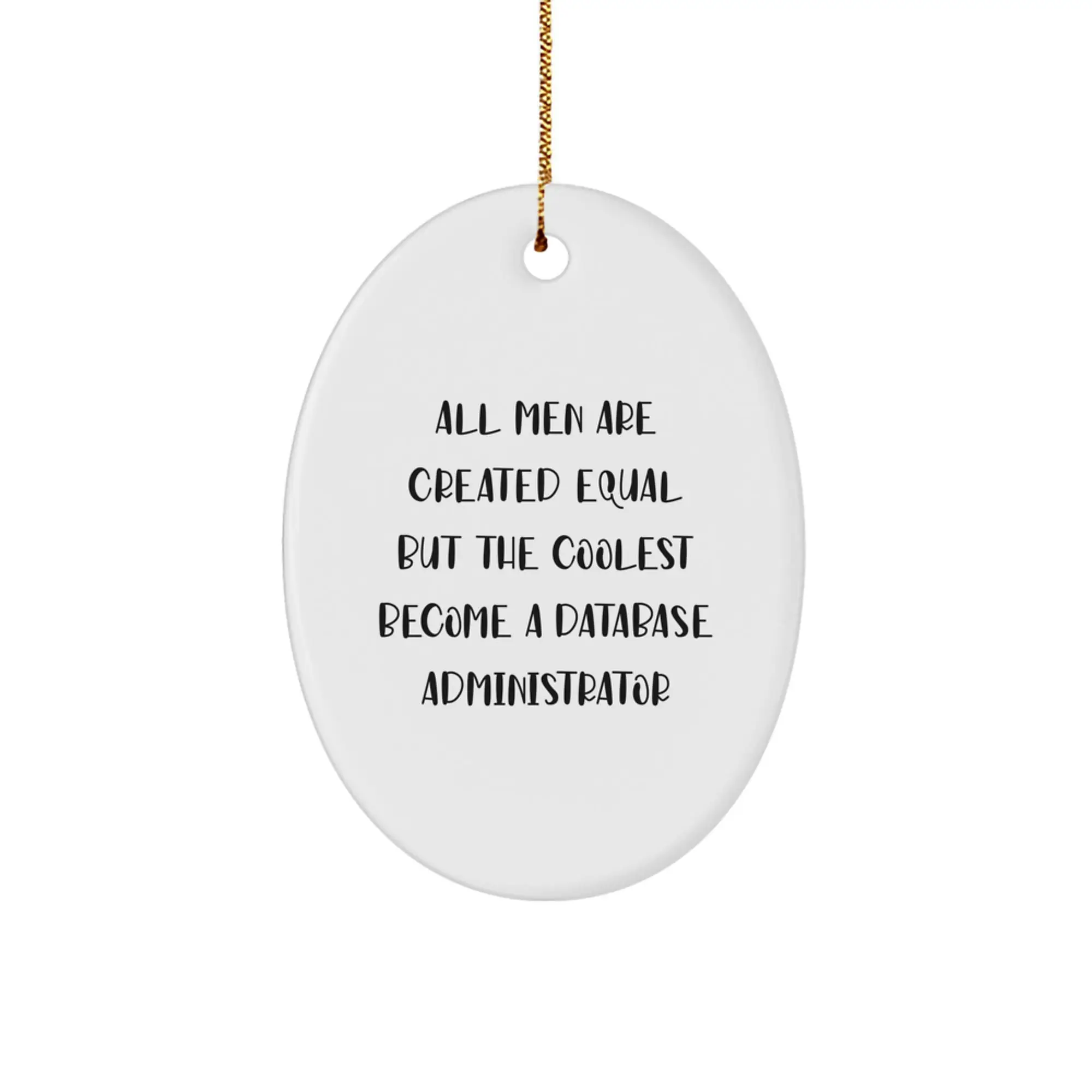 Database Administrator Christmas Ornament Gift for Coworkers Idea - Image 1