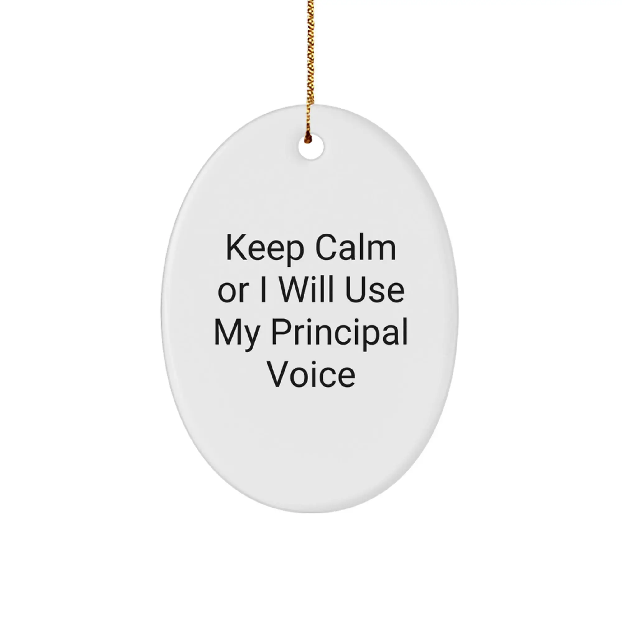 Principal Keepsake Christmas Ornament for Him Gift - Image 1