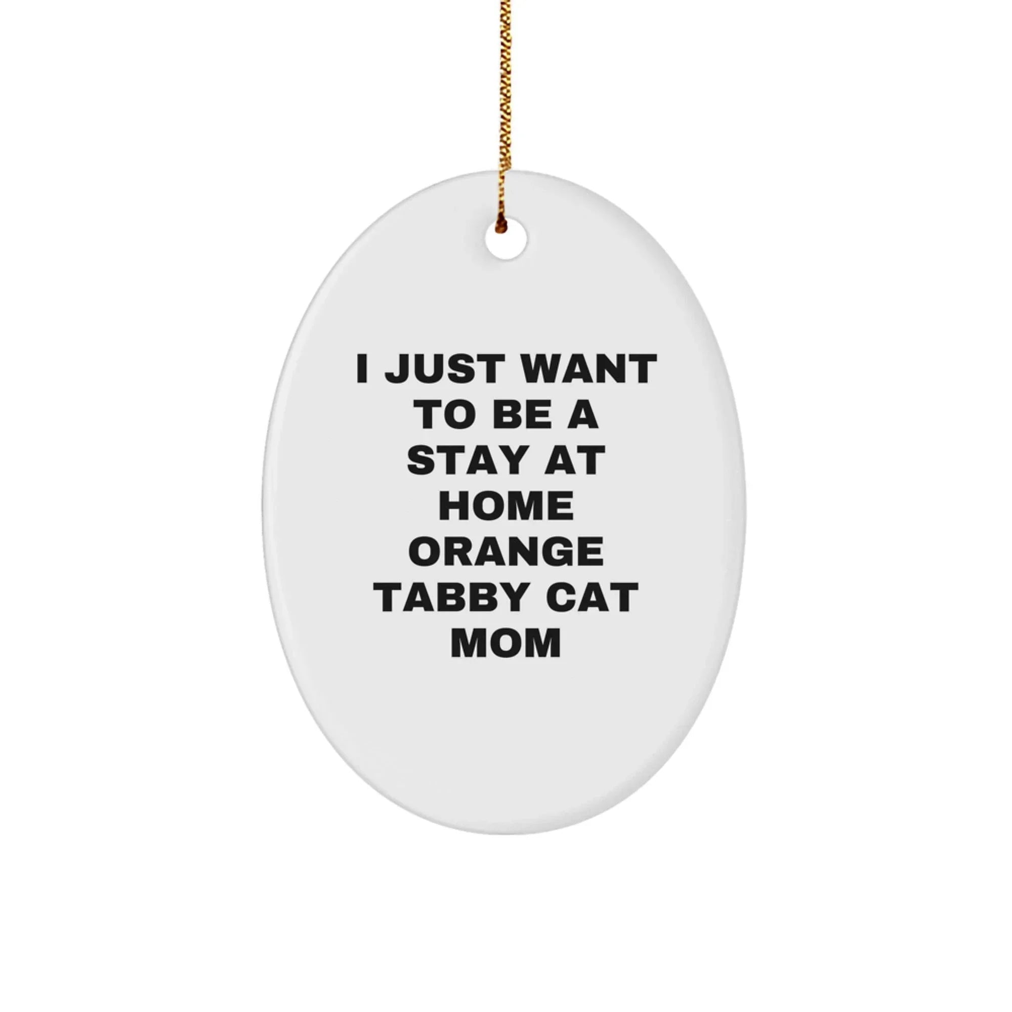 Funny Orange Tabby Cat Mom Gifts for Orange Tabby Cat Lovers Christmas Unique Gifts from Friends and Family
