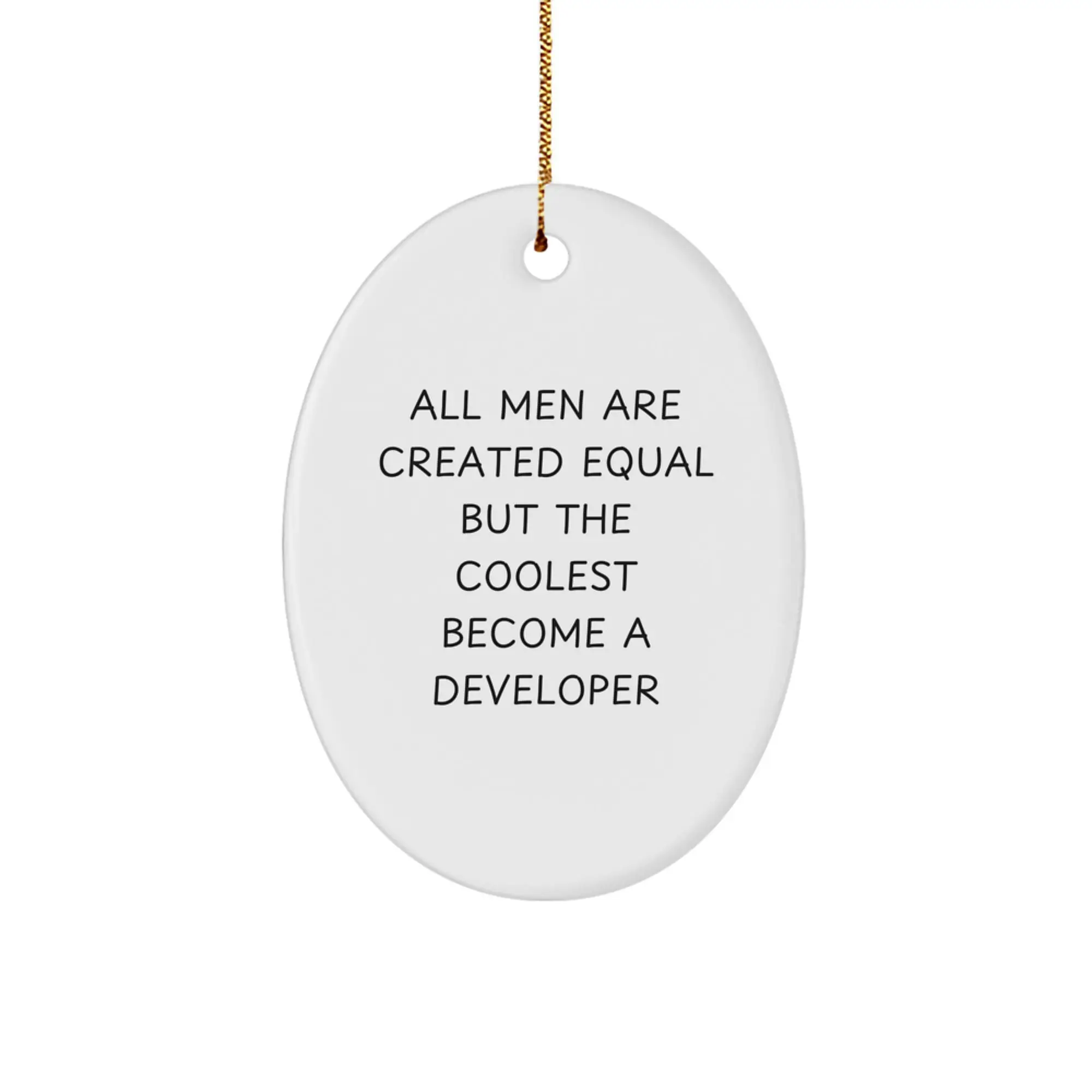 Developer Keepsake Christmas Ornament for Him Gift - Image 1