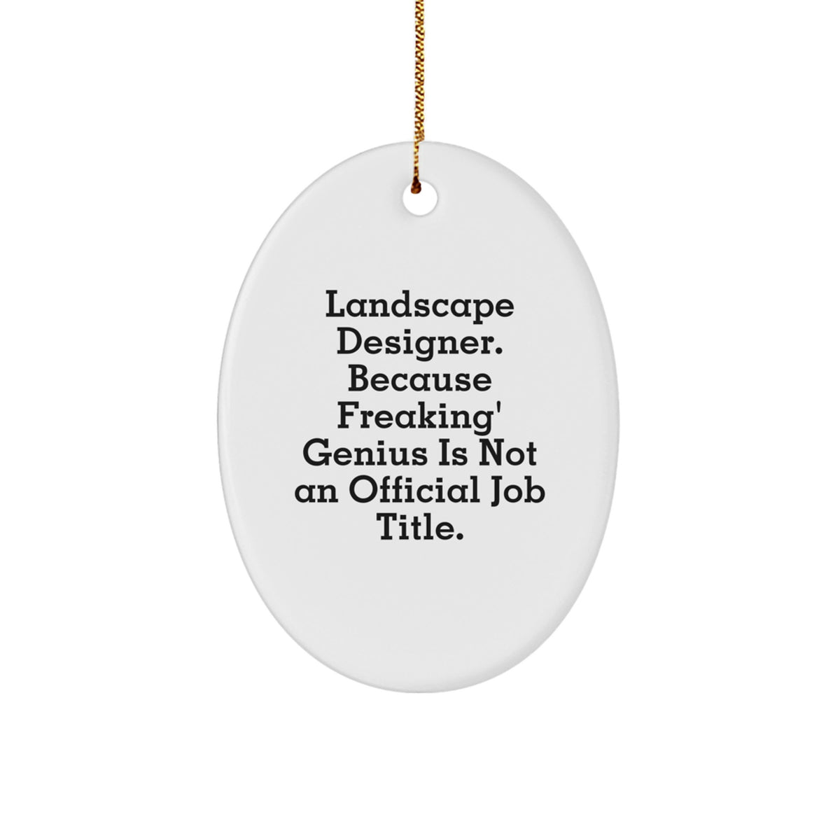 Christmas Gift Surprise Ornament for Teens Landscape Designer - Image 1