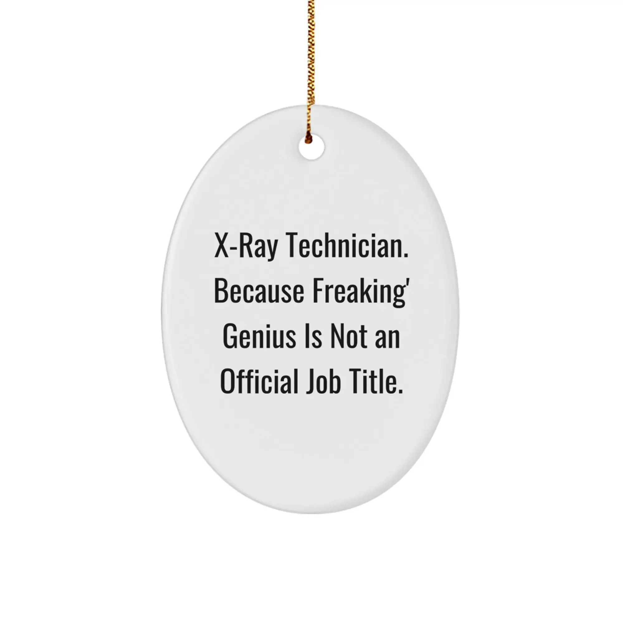 X-Ray Technician Keepsake Bright Christmas Ornament for Him Gift - Image 1